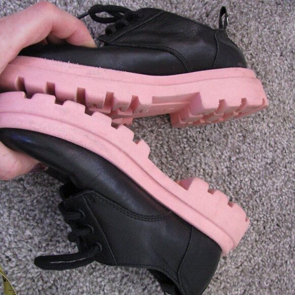 Florens pink and black loafers 28 - Picture 4 of 9